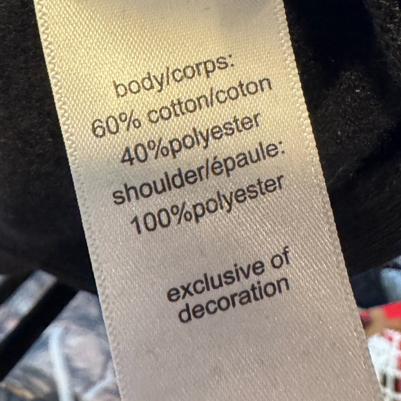 NWT Maurice’s Black Sequin Oversized Casual Sweater size Small - Picture 6 of 6